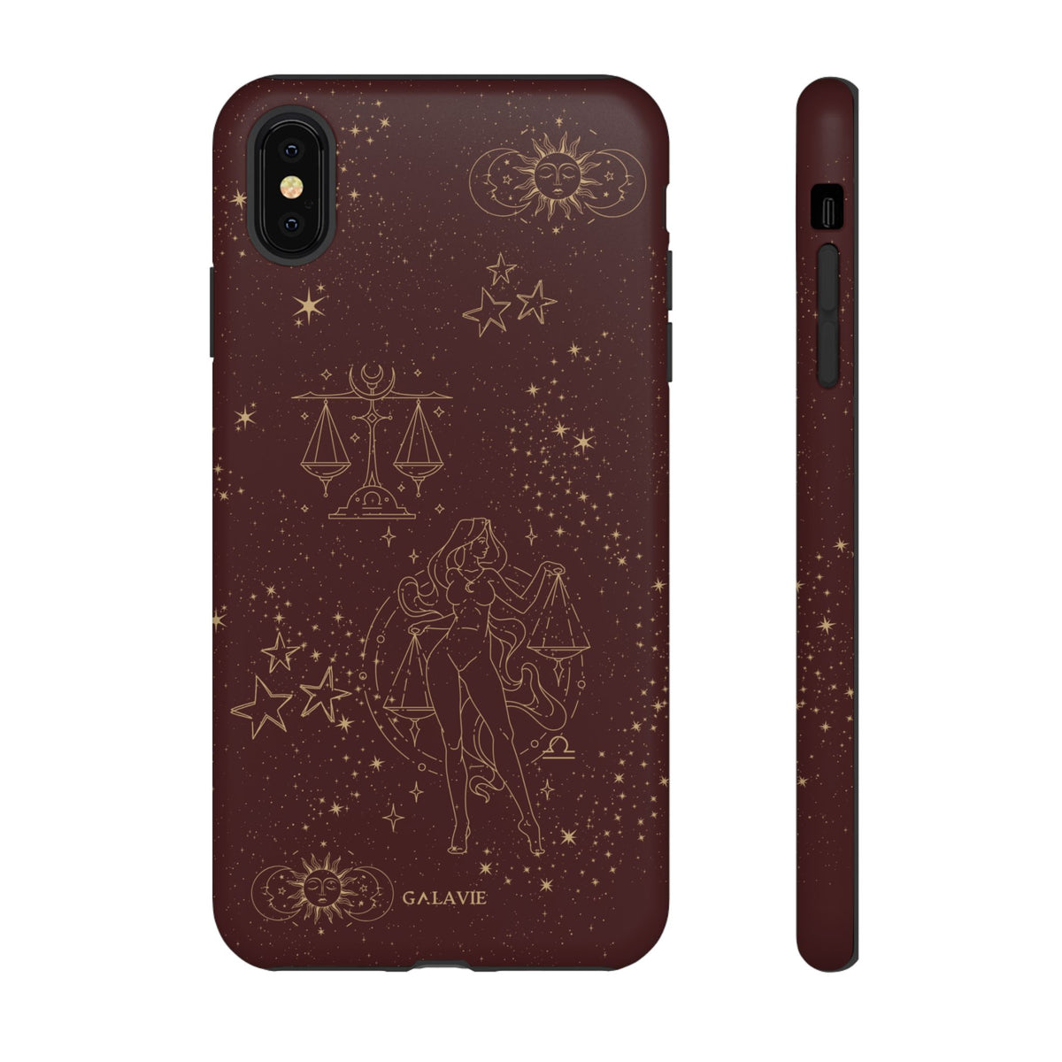 Libra Zodiac Phone Case – Chocolate