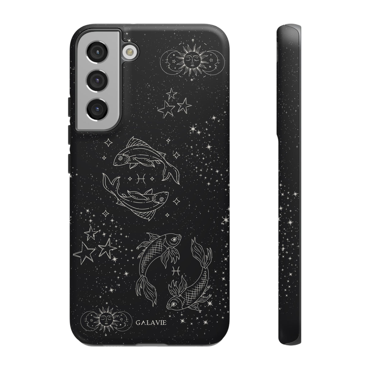 Pisces Zodiac Phone Case – Noir