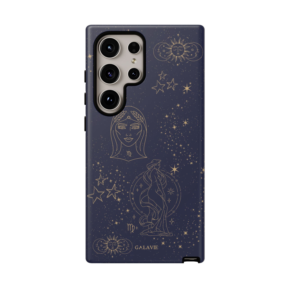 Virgo Zodiac Phone Case – Navy