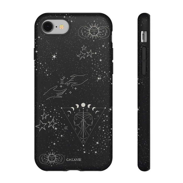 Gemini Zodiac Phone Case – Noir