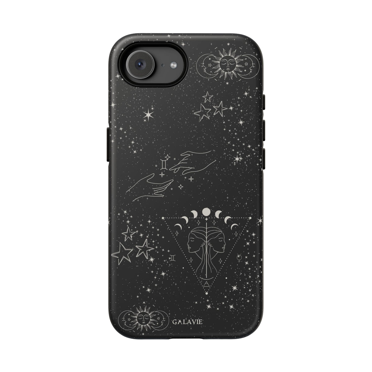 Gemini Zodiac Phone Case – Noir