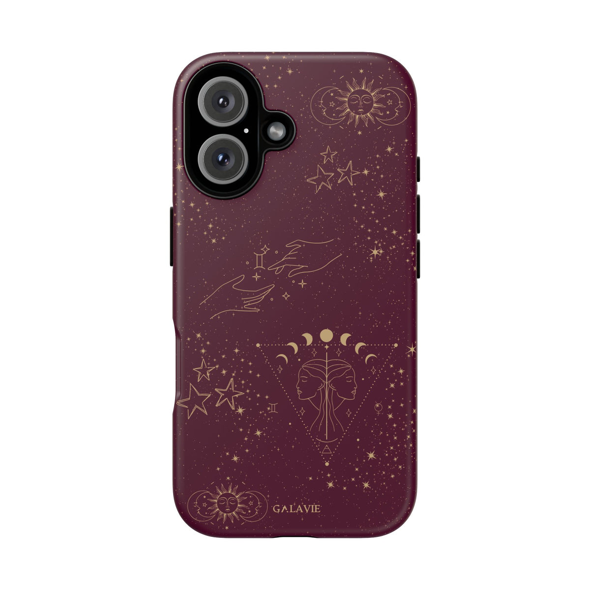 Gemini Zodiac Phone Case – Merlot