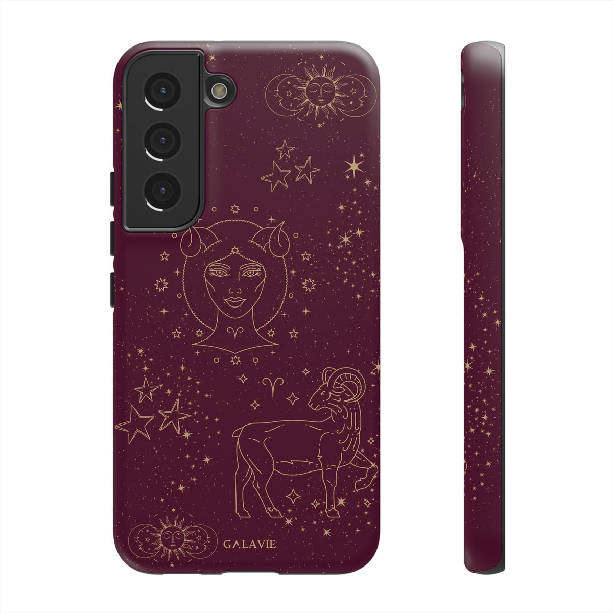 Aries Zodiac Phone Case – Merlot