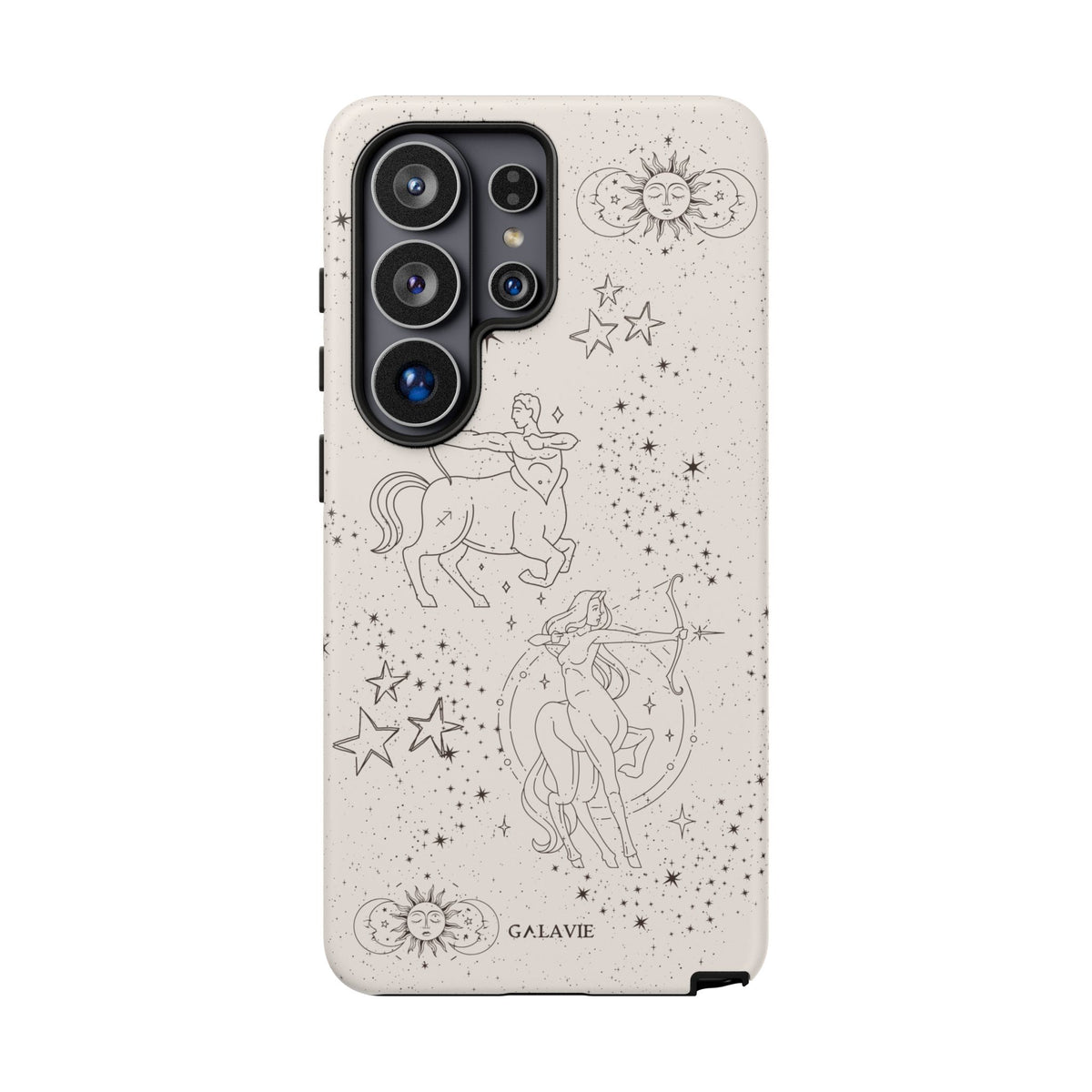 Sagittarius Zodiac Phone Case – Cream