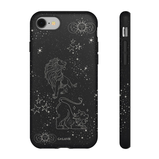 Leo Zodiac Phone Case – Noir