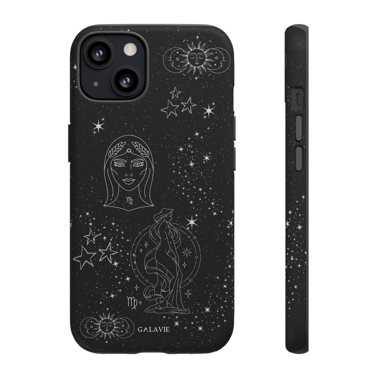 Virgo Zodiac Phone Case – Noir