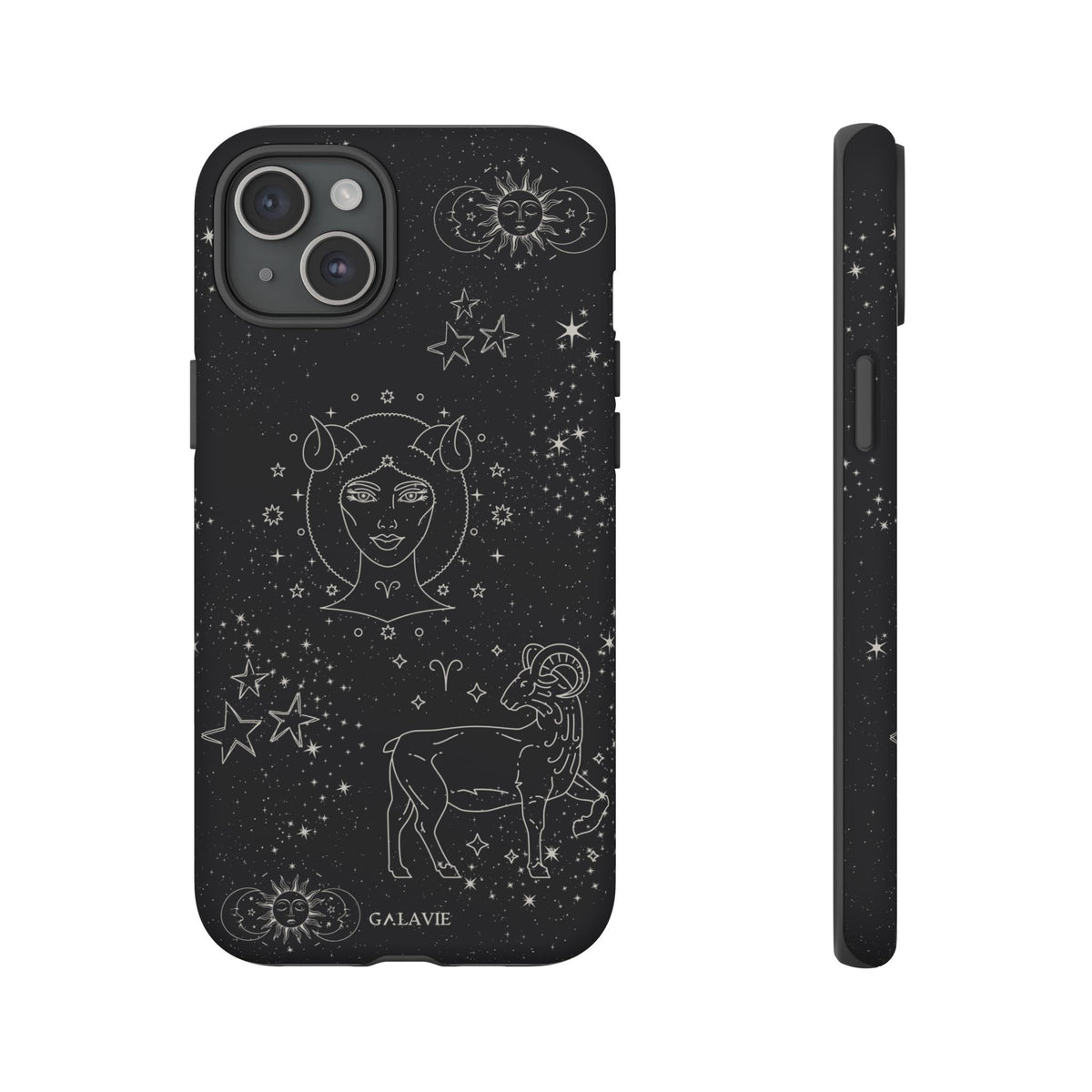 Aries Zodiac Phone Case – Noir