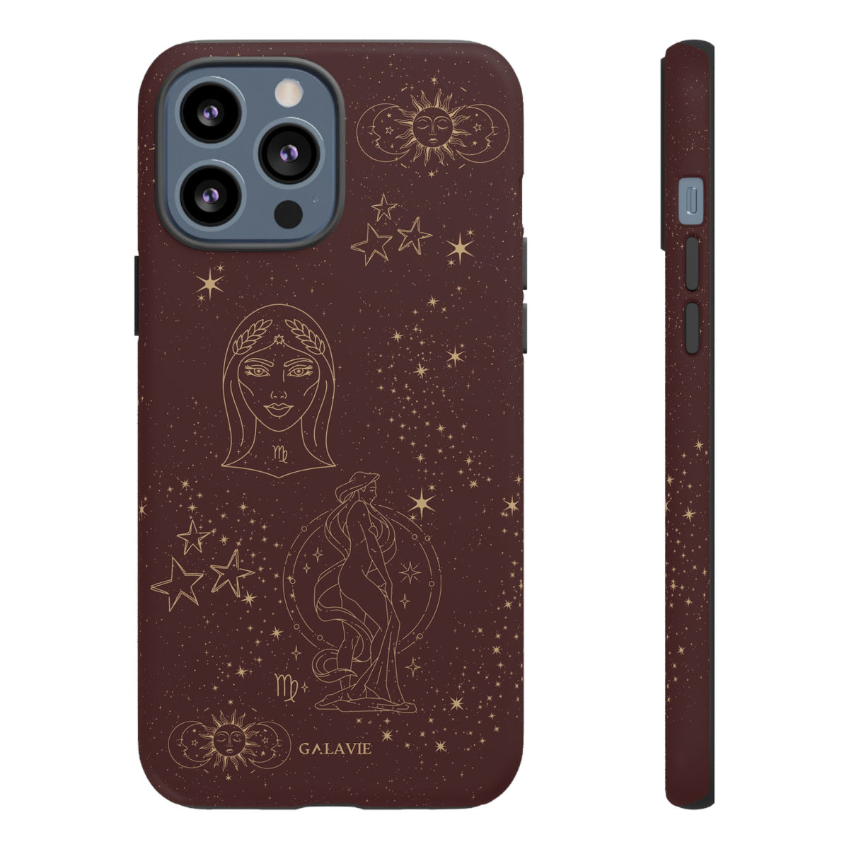Virgo Zodiac Phone Case – Chocolate