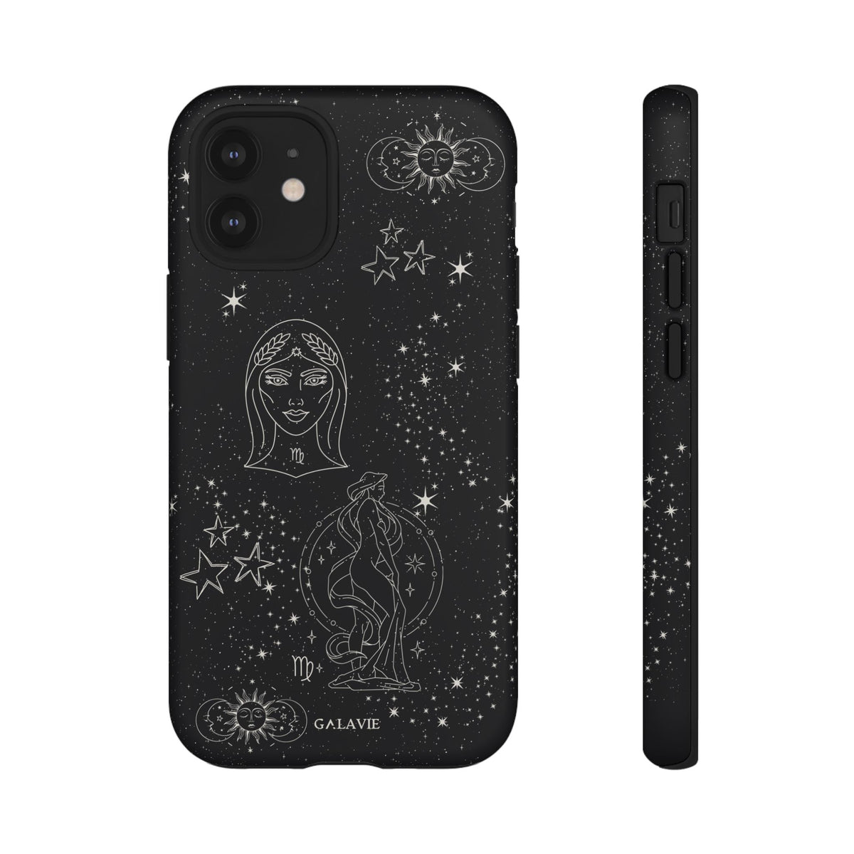 Virgo Zodiac Phone Case – Noir