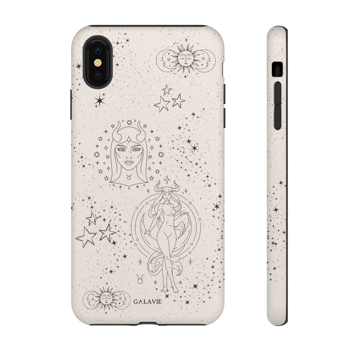 Taurus Zodiac Phone Case – Cream