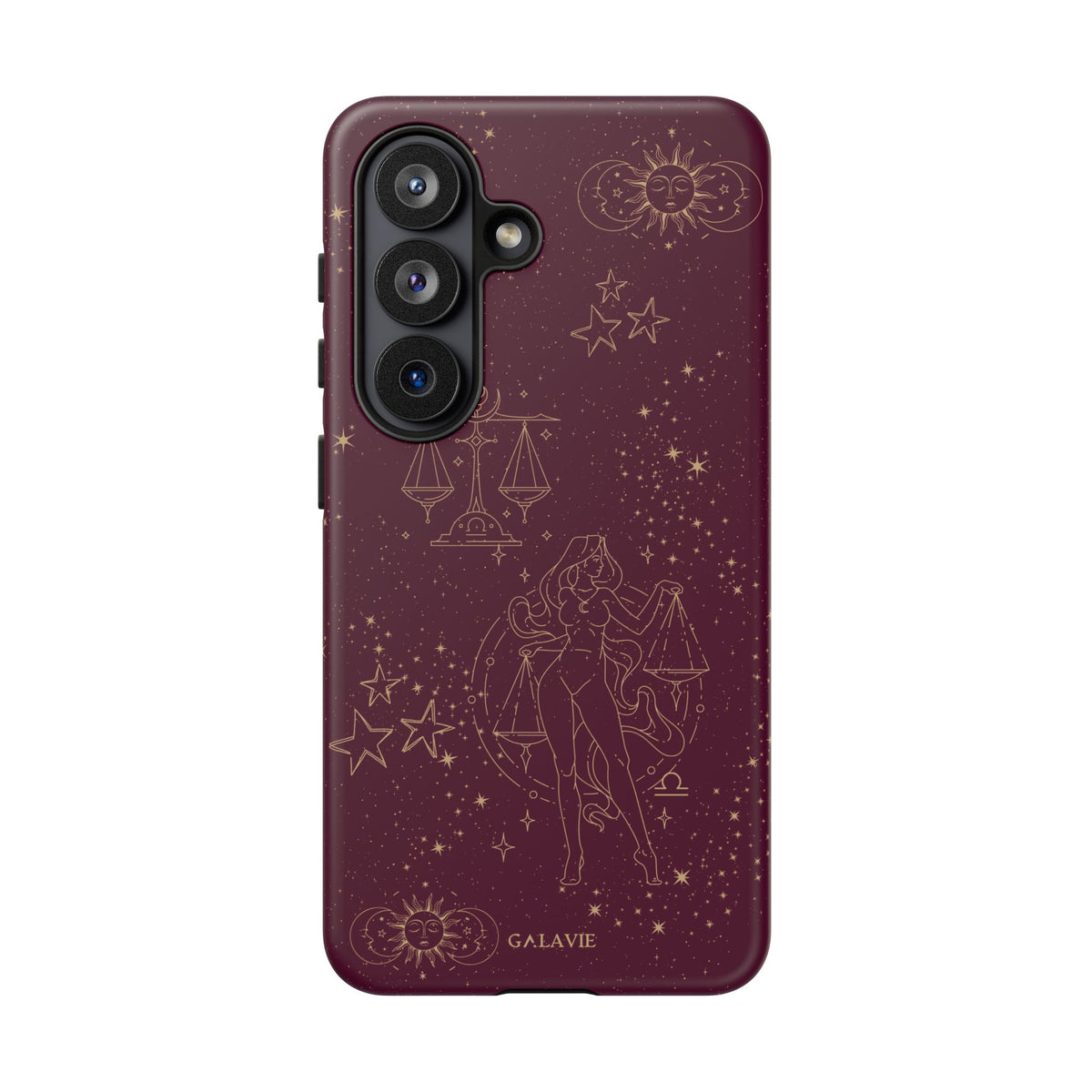 Libra Zodiac Phone Case – Merlot