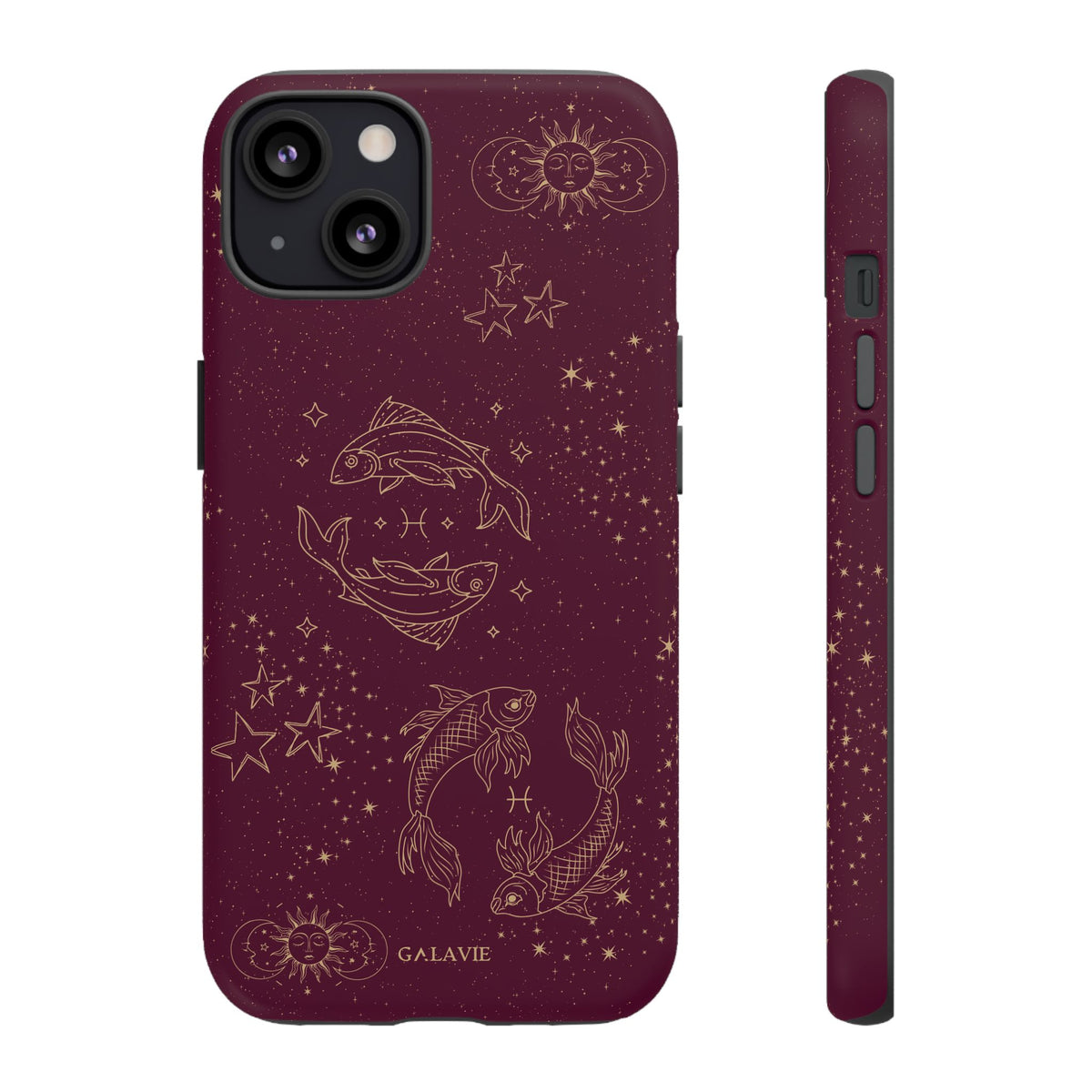 Pisces Zodiac Phone Case – Merlot