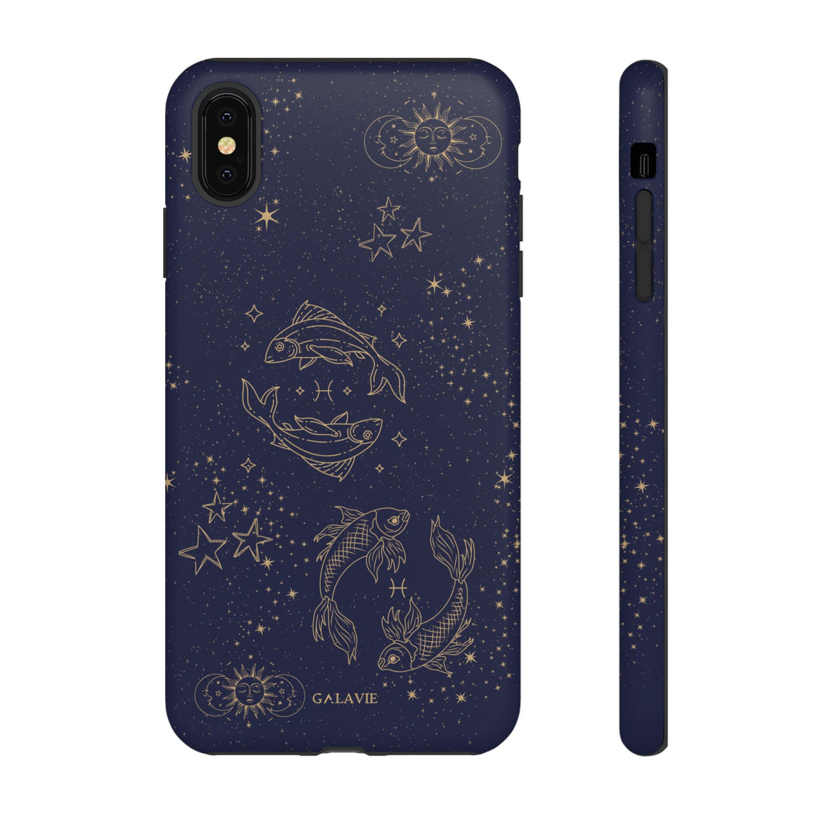 Pisces Zodiac Phone Case – Navy