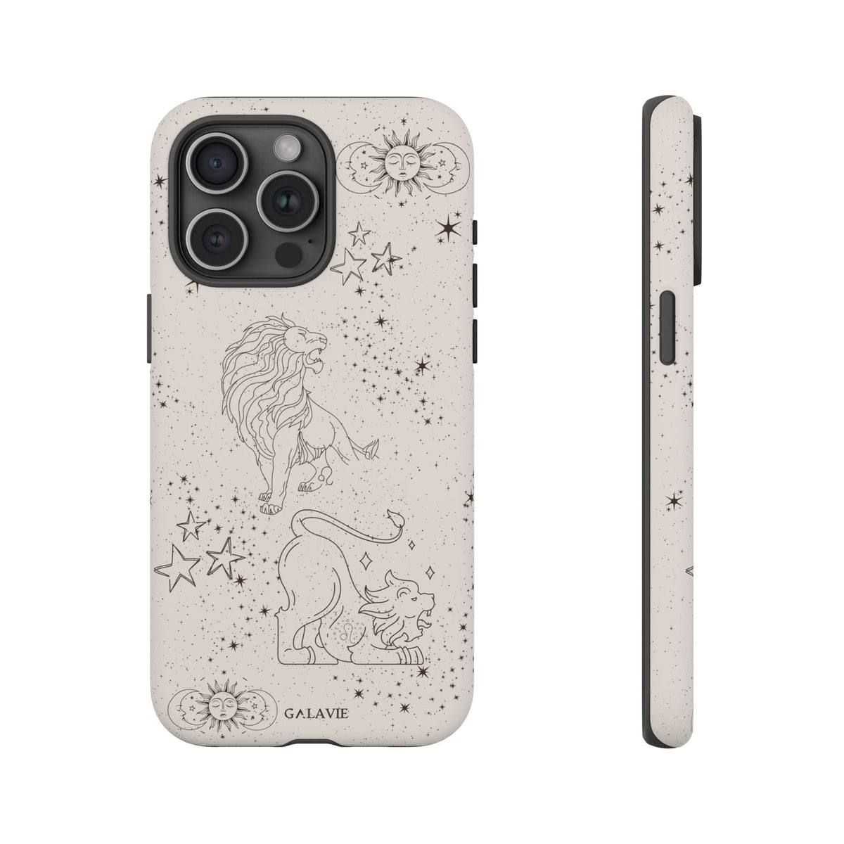 Leo Zodiac Phone Case – Cream
