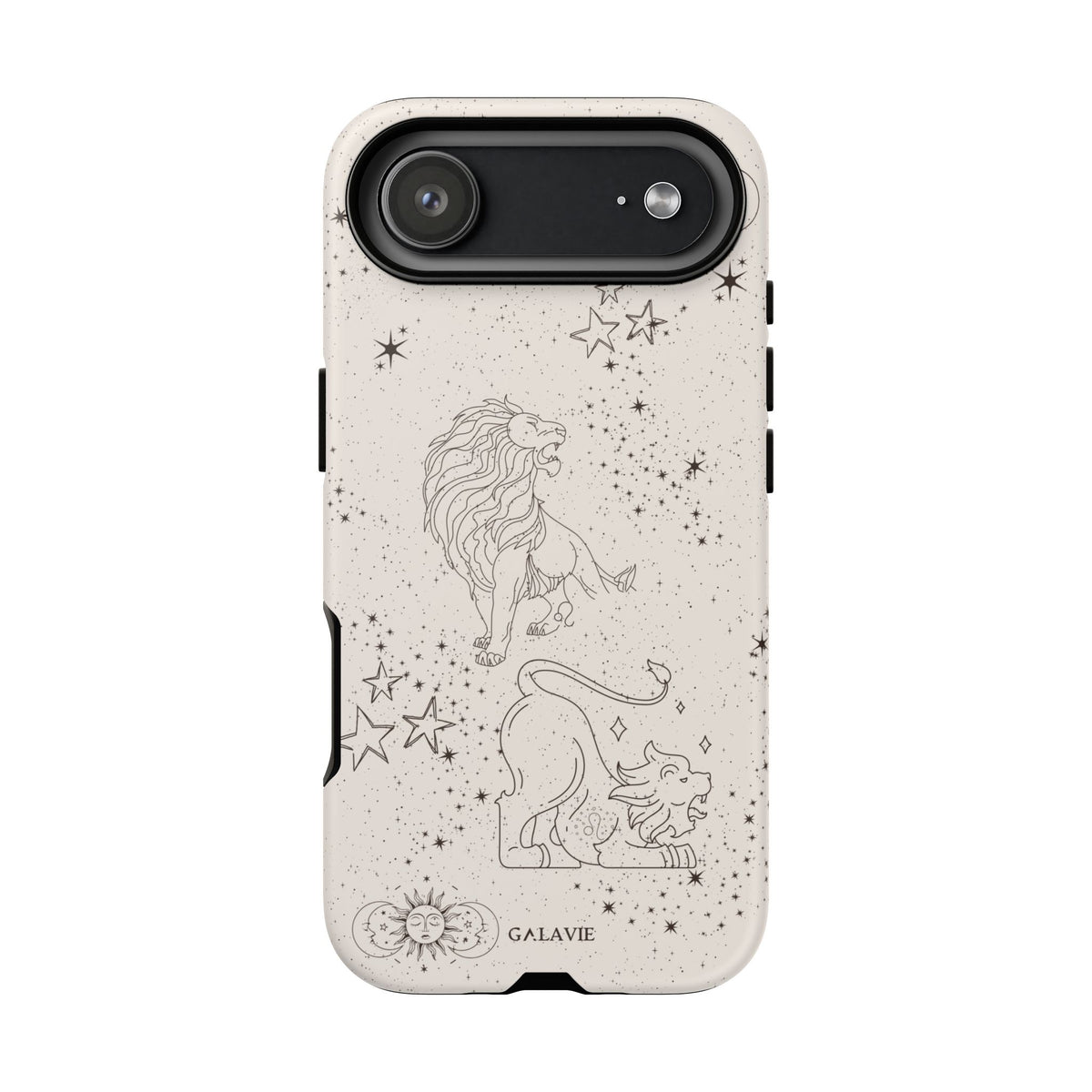 Leo Zodiac Phone Case – Cream