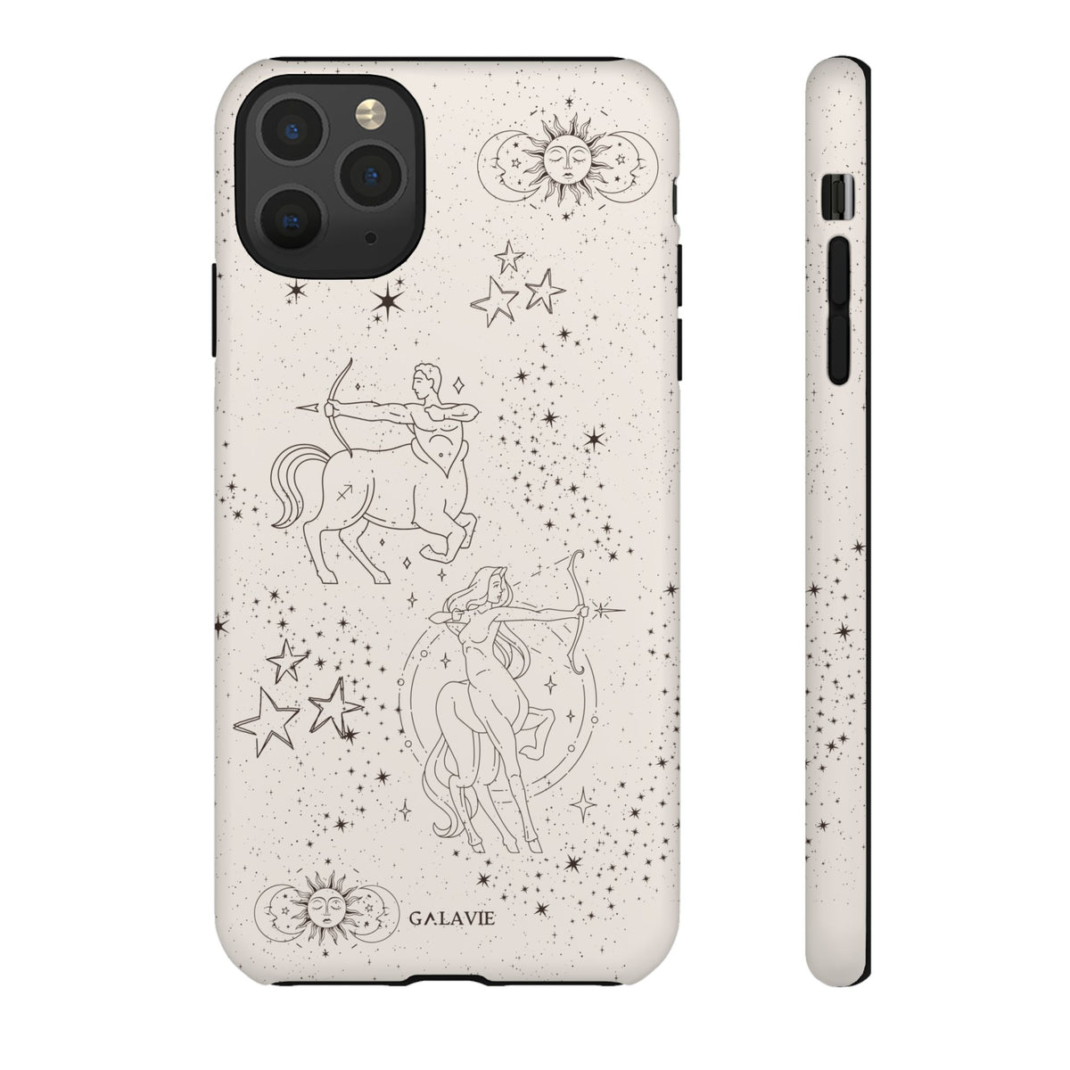 Sagittarius Zodiac Phone Case – Cream