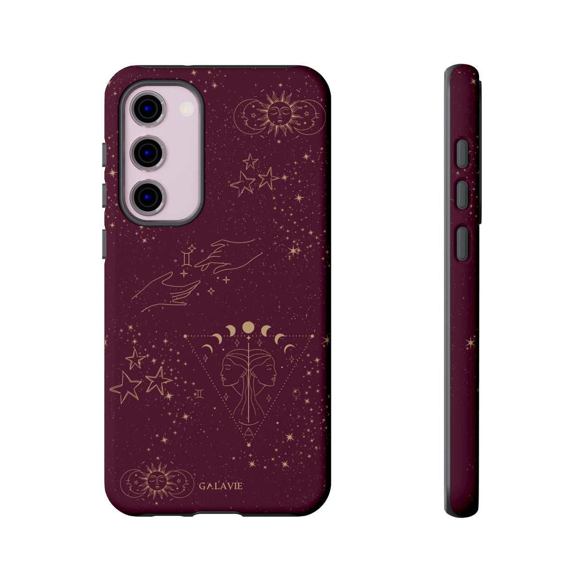 Gemini Zodiac Phone Case – Merlot