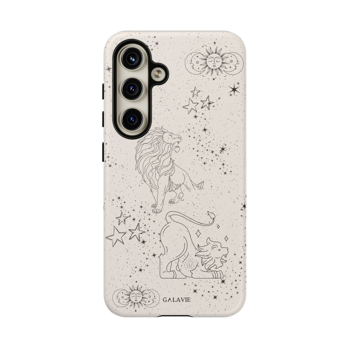 Leo Zodiac Phone Case – Cream