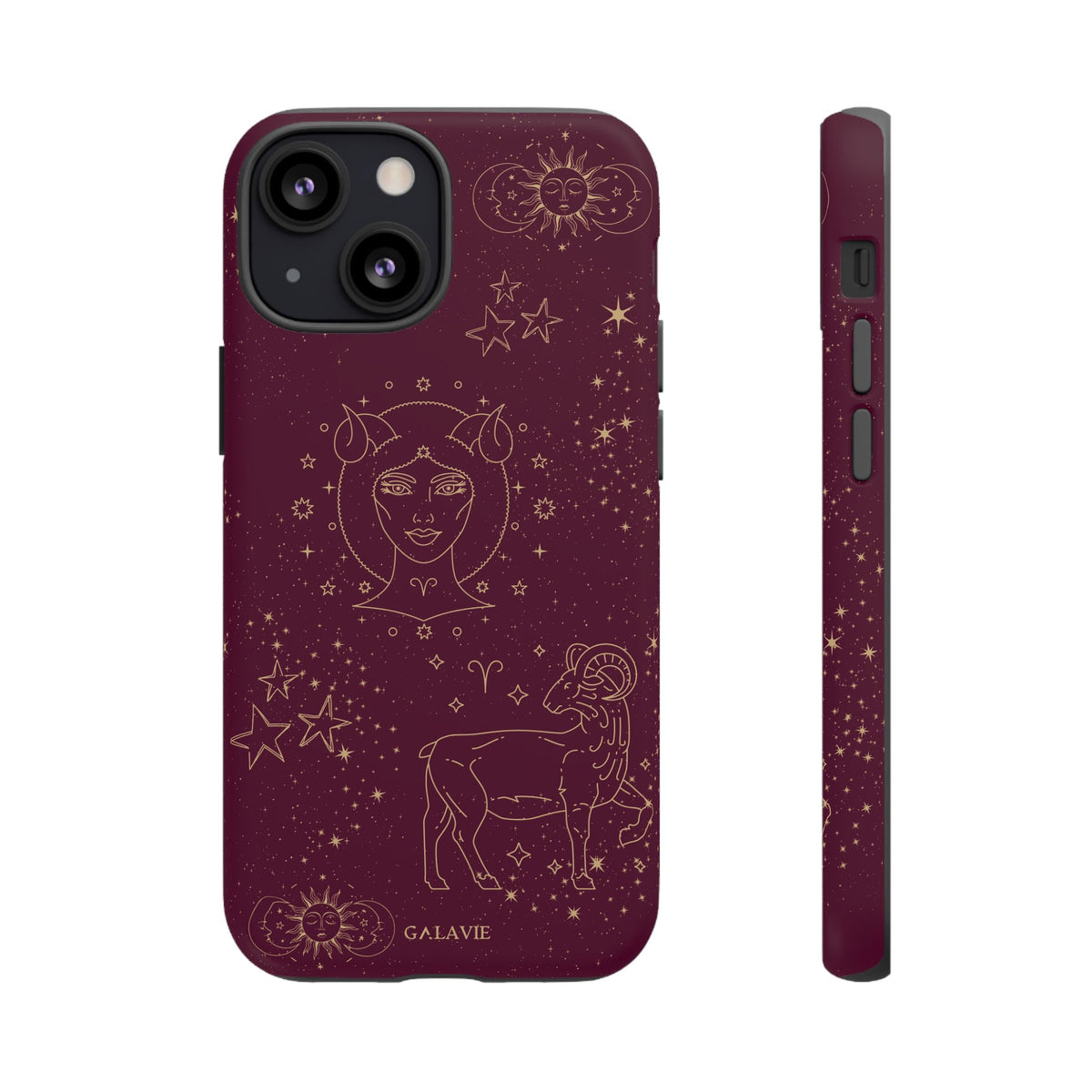 Aries Zodiac Phone Case – Merlot
