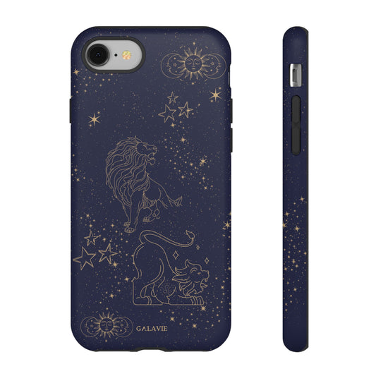 Leo Zodiac Phone Case – Navy