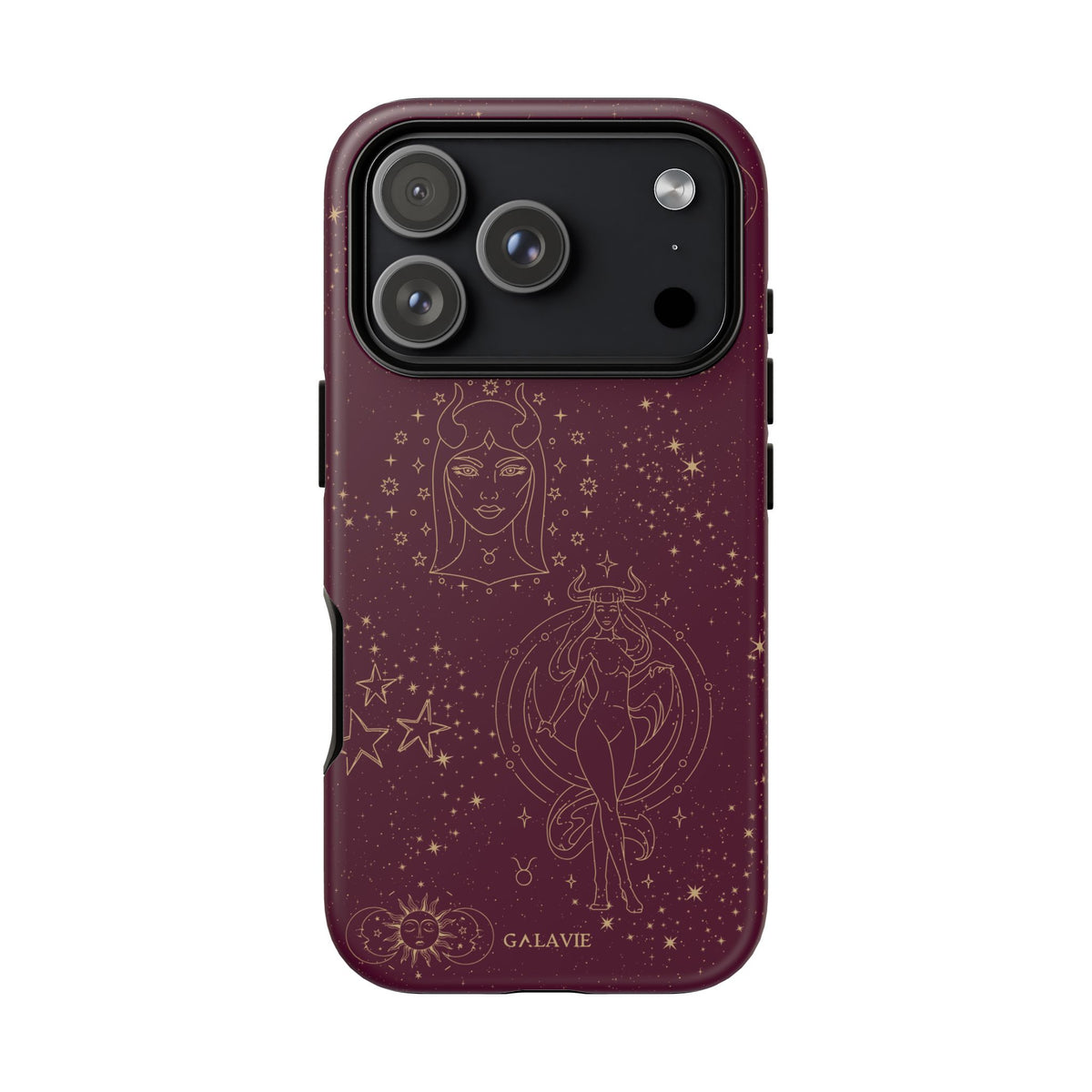 Taurus Zodiac Phone Case – Merlot