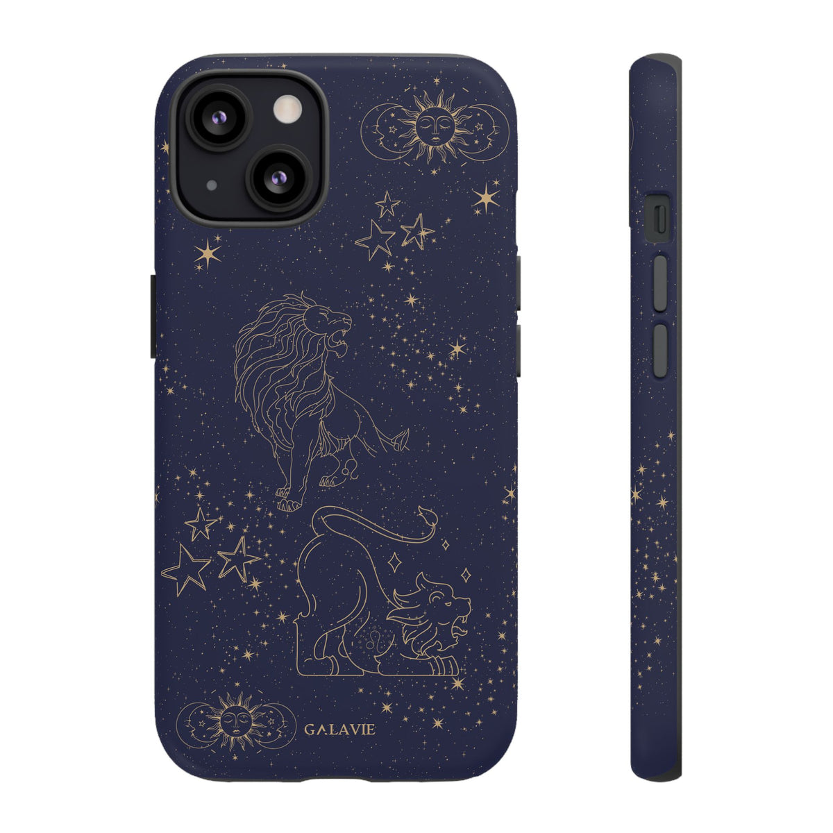 Leo Zodiac Phone Case – Navy