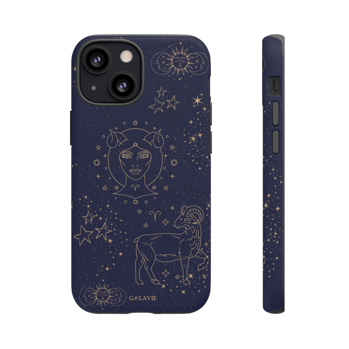 Aries Zodiac Phone Case – Navy