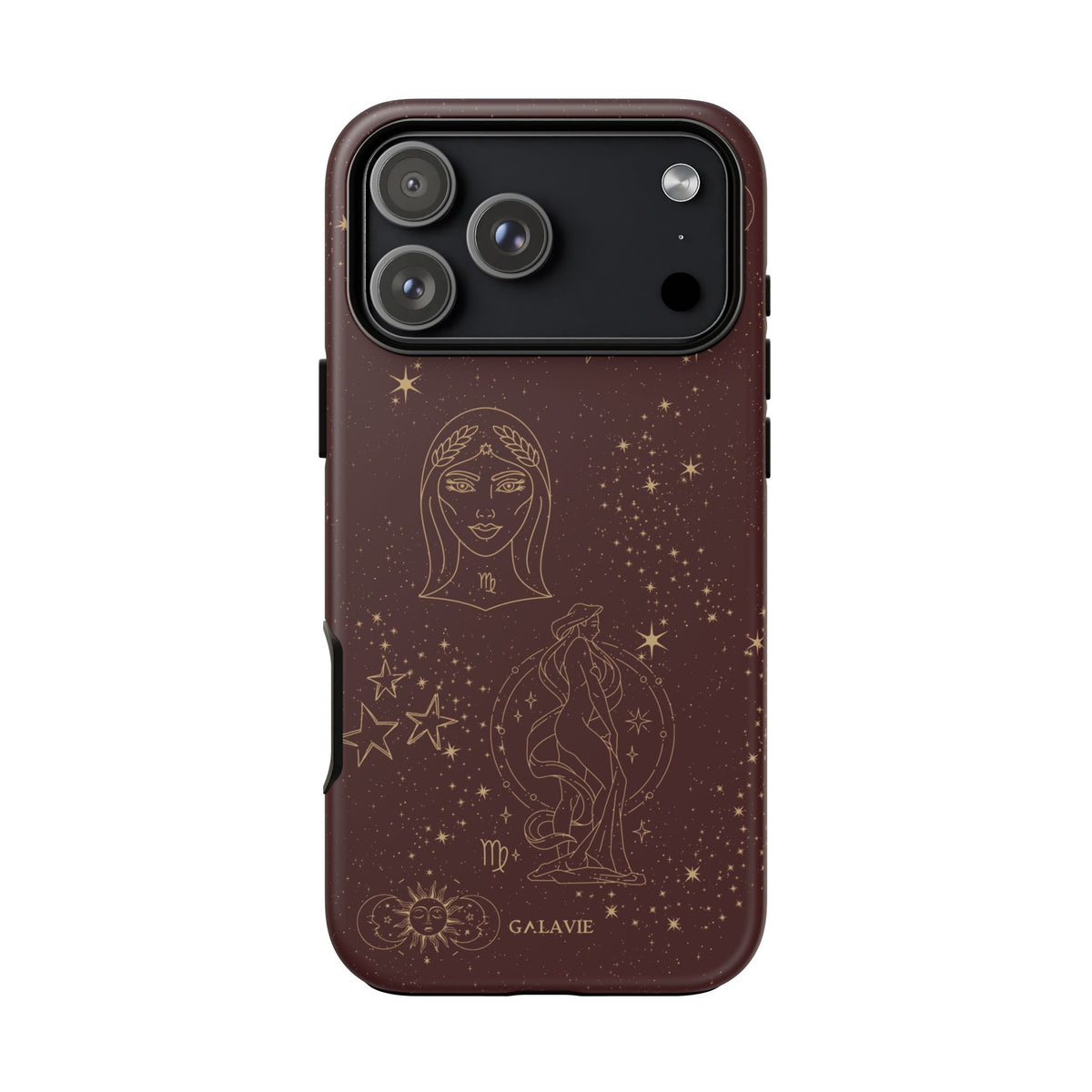 Virgo Zodiac Phone Case – Chocolate