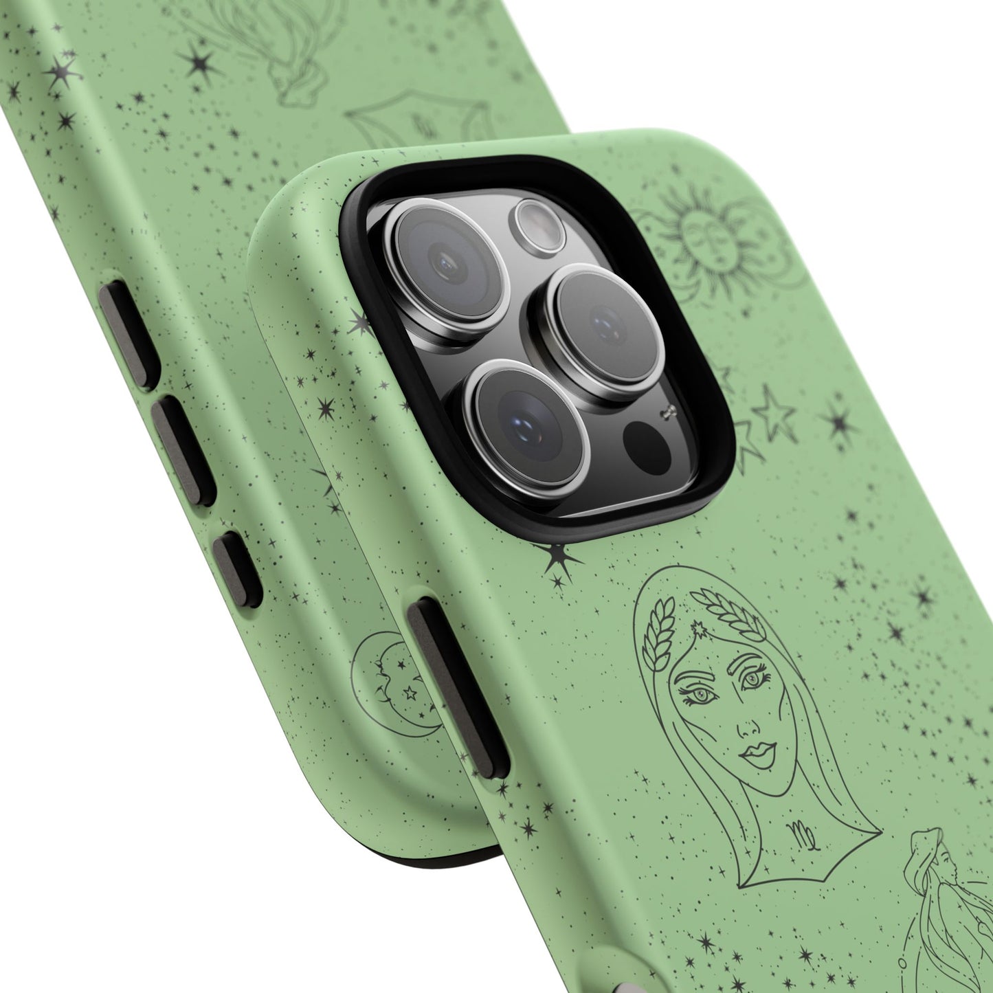 Virgo Zodiac Phone Case — Astrological Green Tough Cases