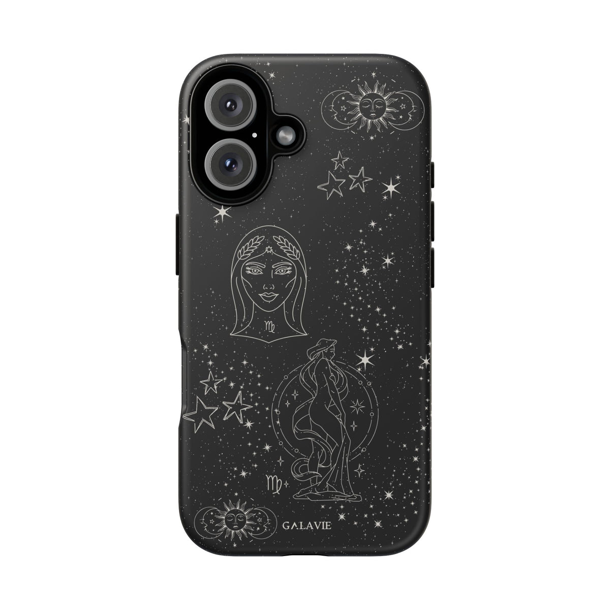Virgo Zodiac Phone Case – Noir