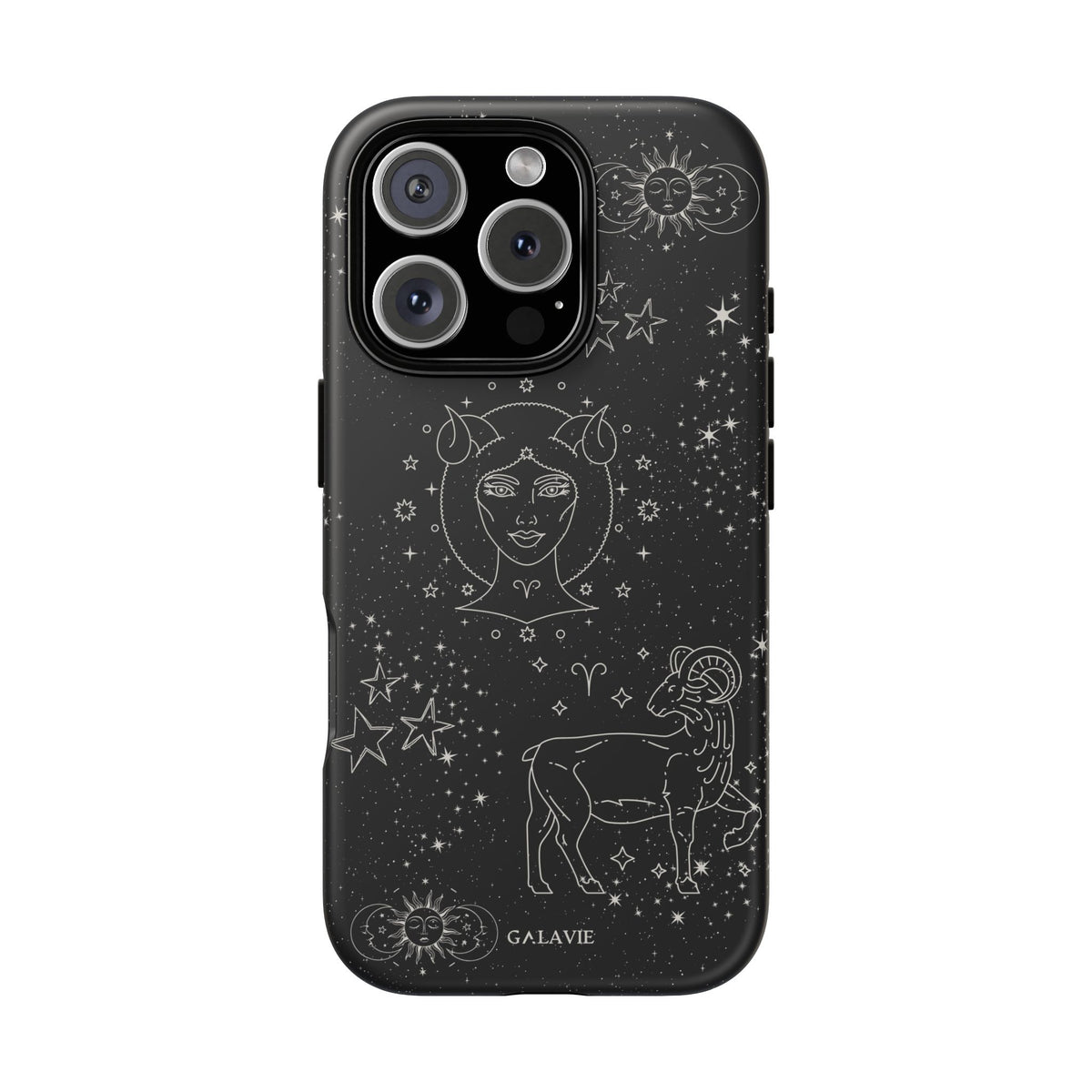 Aries Zodiac Phone Case – Noir