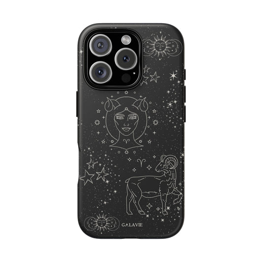 Aries Zodiac Phone Case – Noir