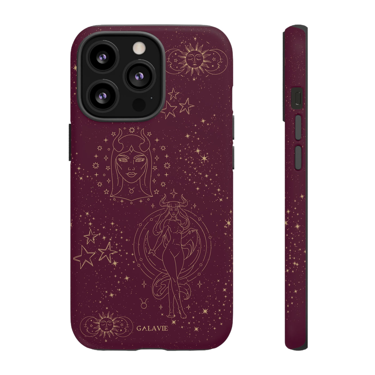 Taurus Zodiac Phone Case – Merlot