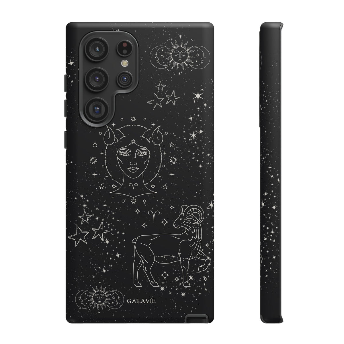 Aries Zodiac Phone Case – Noir