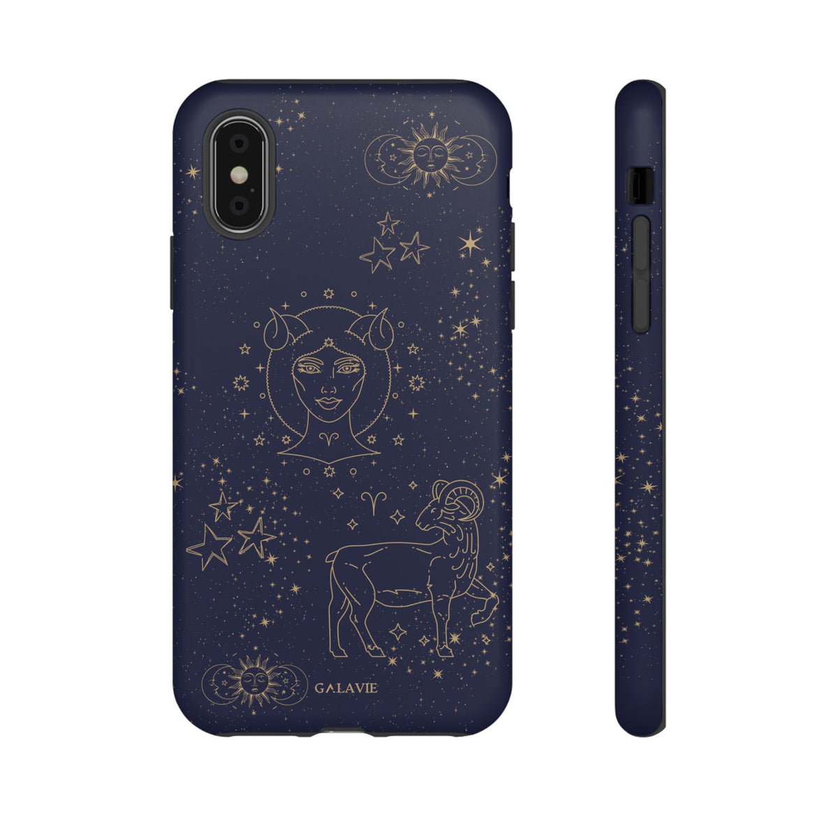 Aries Zodiac Phone Case – Navy