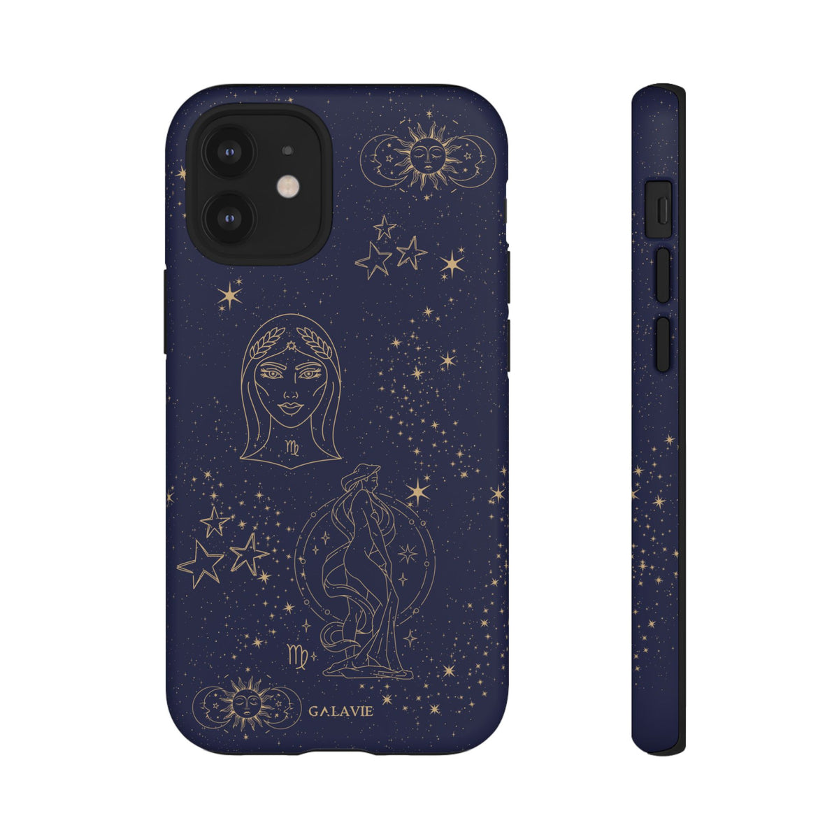 Virgo Zodiac Phone Case – Navy
