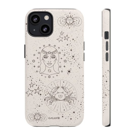 Cancer Zodiac Phone Case – Cream
