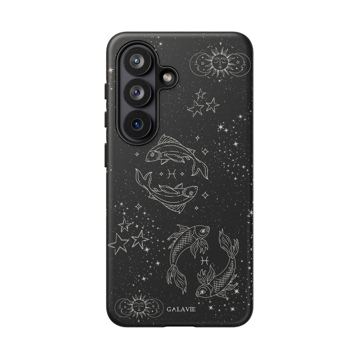 Pisces Zodiac Phone Case – Noir