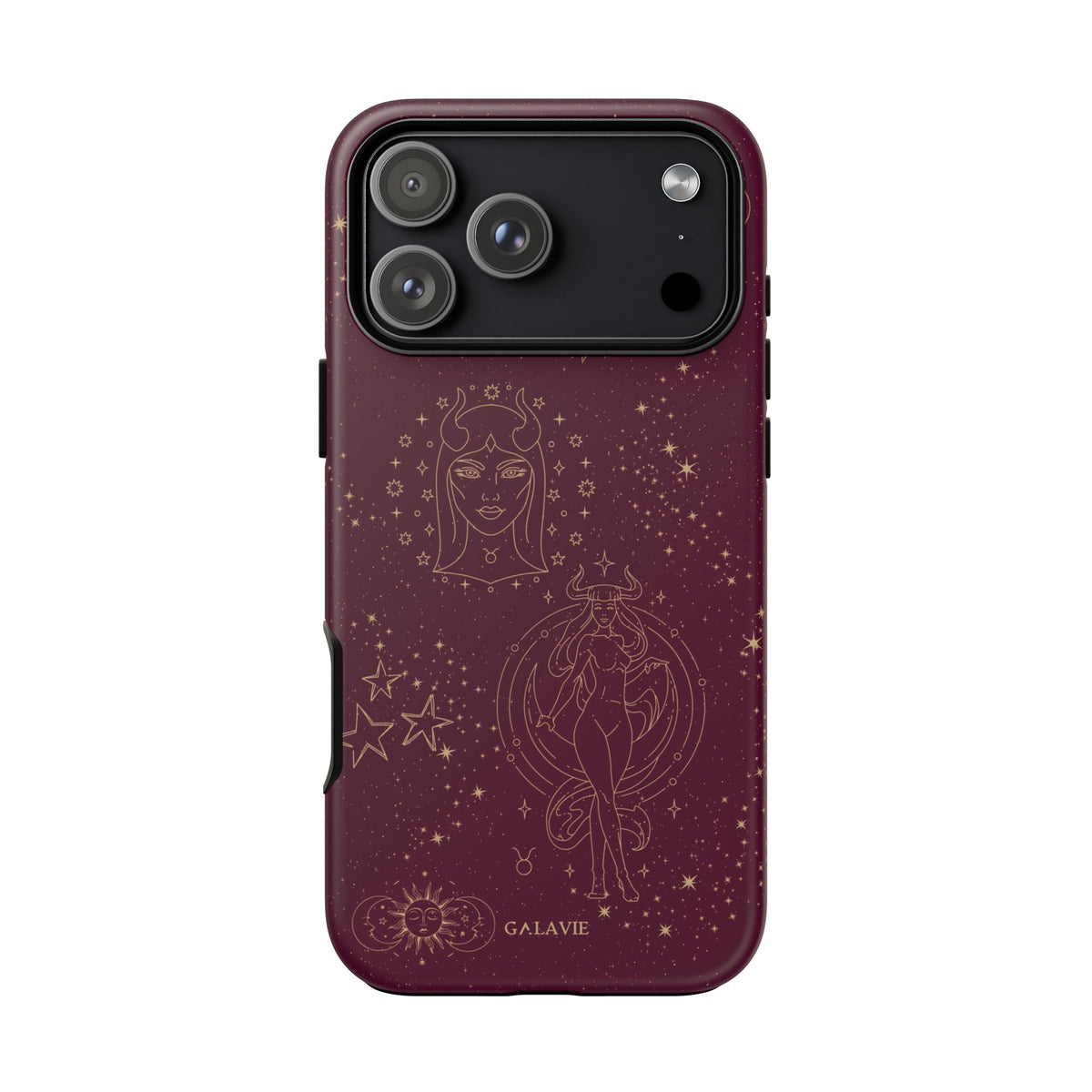 Taurus Zodiac Phone Case – Merlot