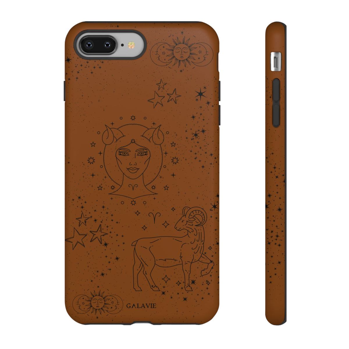 Aries Zodiac Phone Case – Cognac