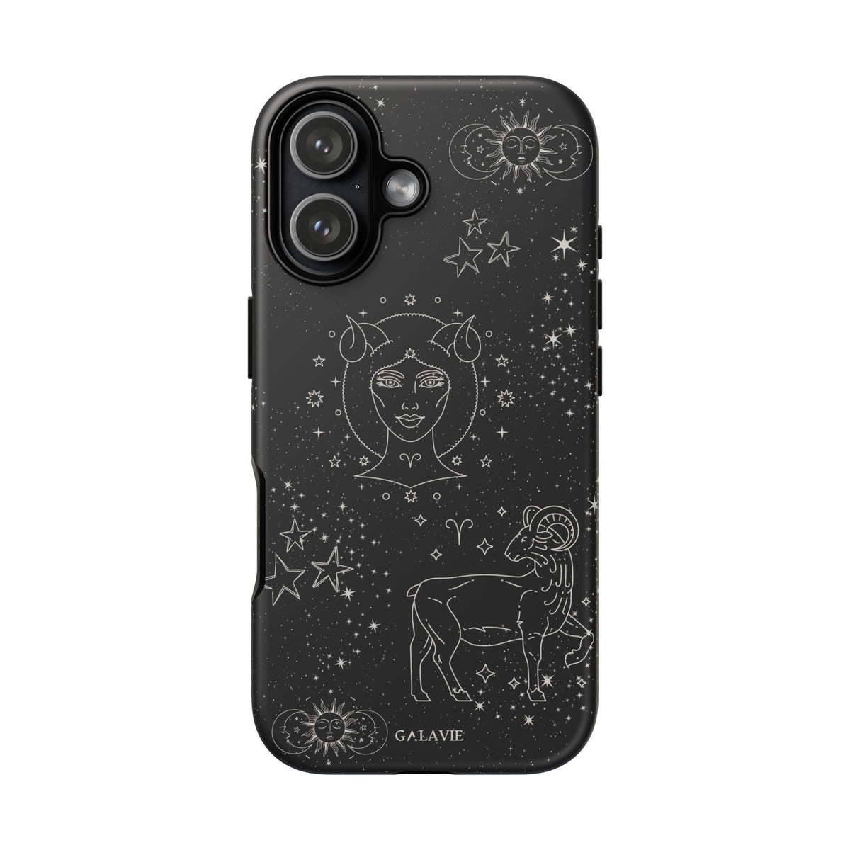 Aries Zodiac Phone Case – Noir