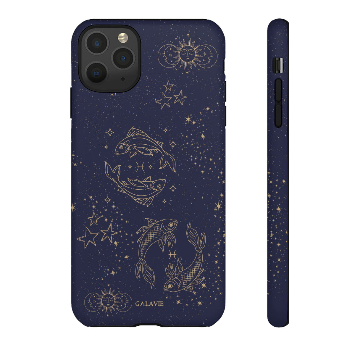 Pisces Zodiac Phone Case – Navy