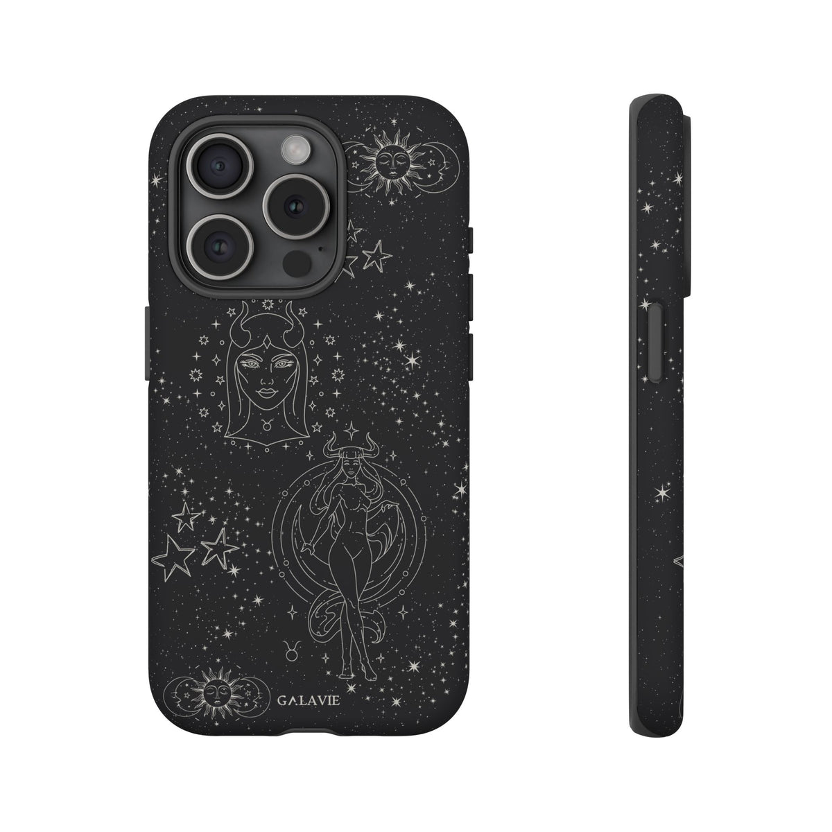 Taurus Zodiac Phone Case – Noir