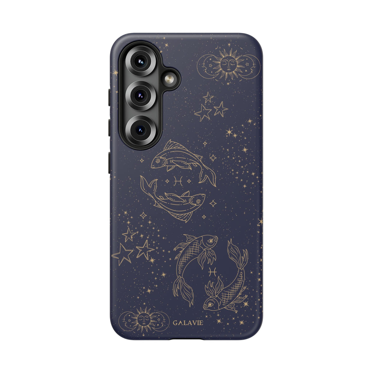 Pisces Zodiac Phone Case – Navy
