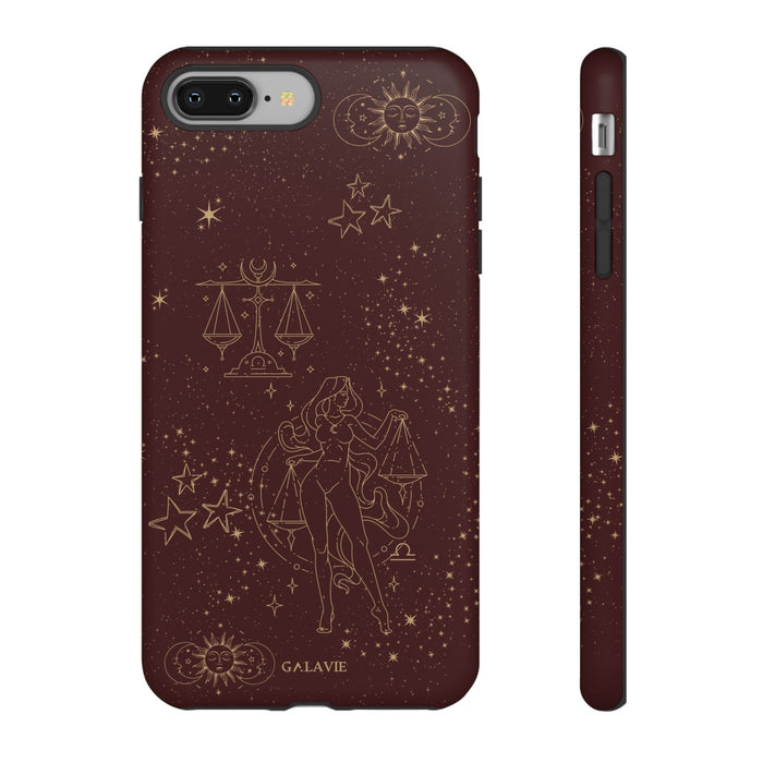 Libra Zodiac Phone Case – Chocolate