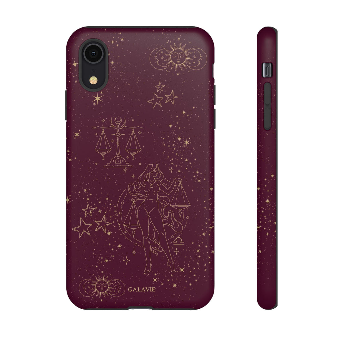 Libra Zodiac Phone Case – Merlot