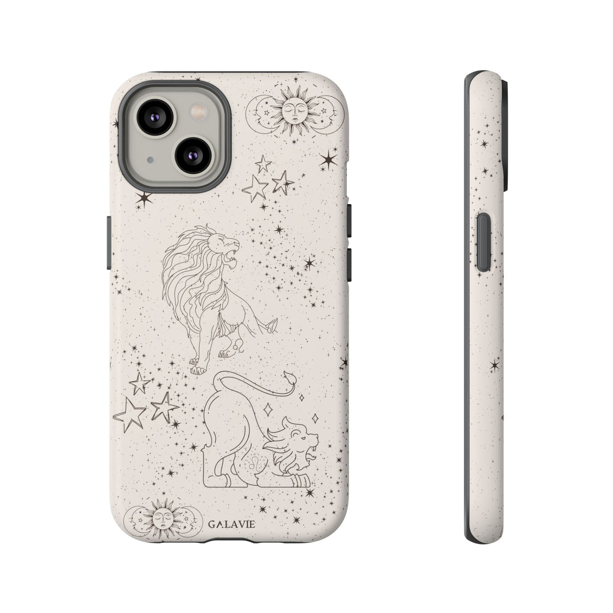 Leo Zodiac Phone Case – Cream