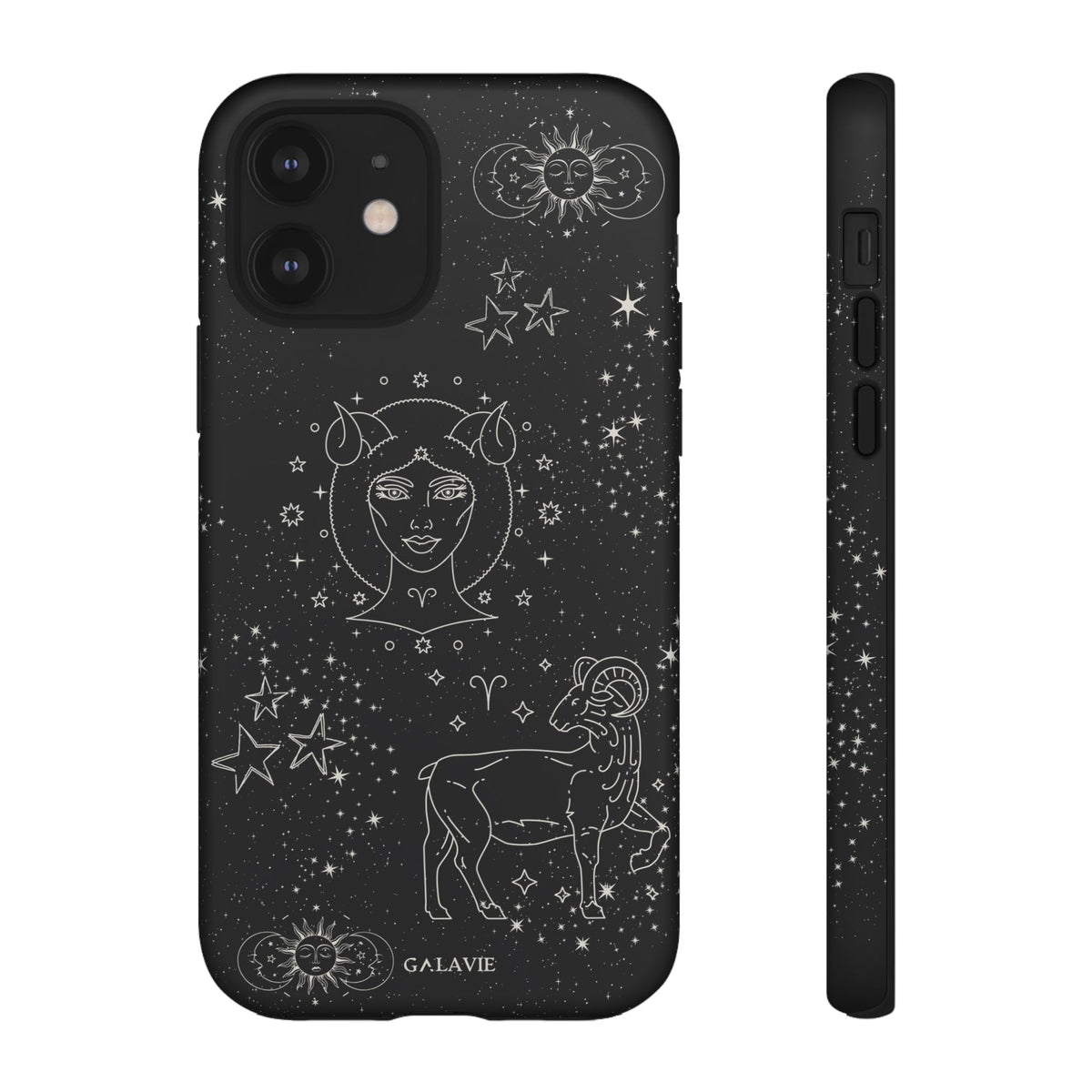 Aries Zodiac Phone Case – Noir