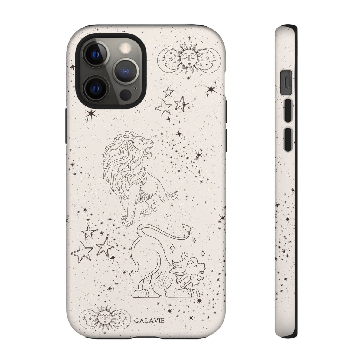 Leo Zodiac Phone Case – Cream
