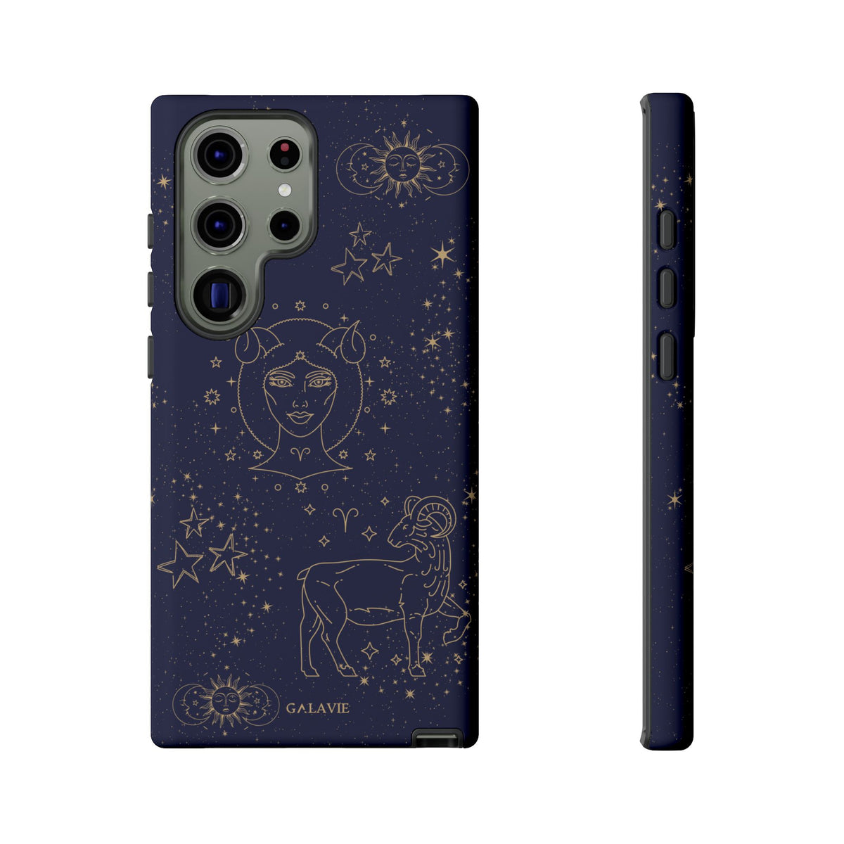 Aries Zodiac Phone Case – Navy